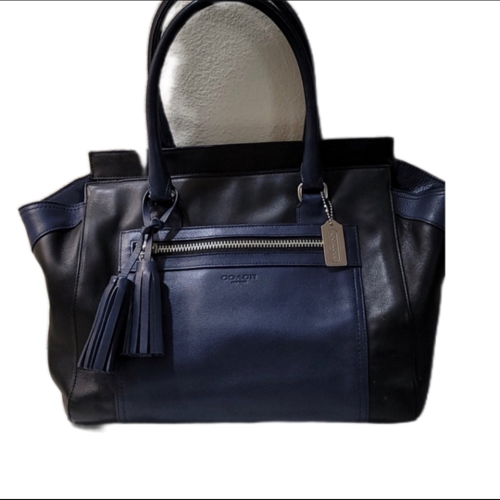Coach Leather Colorblock Handbag